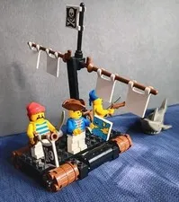 LEGO Pirate System #6257 - CASTAWAY'S RAFT - Vintage & Complete