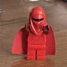 LEGO Star Wars Royal Guard Minifigure w/ Helmet & Red Cape, Plastic