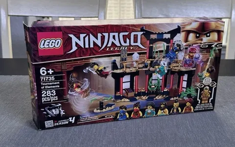 Lego BOX ONLY for Ninjago Tournament of Elements 71735 Building Bricks Toy Set