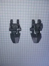 2 Bionicle Lego 32475 in Dark Bluish Gray Feet Vahki style Genuine Lego WYSIWYG