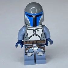 Lego Star Wars Jango Fett Smile Minifigure SW0468 2013 75015 DIFFERENT HEAD