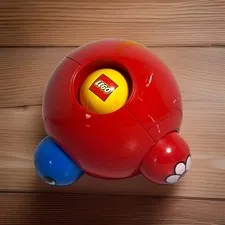 Vintage LEGO Duplo - Role 'N' Primo - Red Ball Pop Roll Primo Baby Toy - RARE