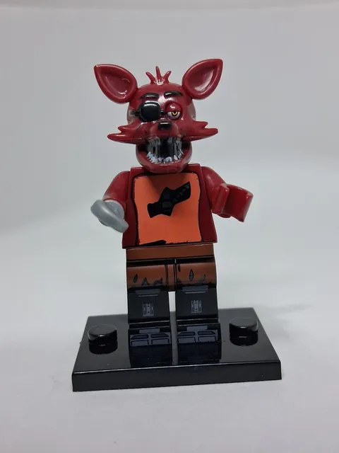 FIve Nights At Freddy's Custom Lego Minifigure Foxy The Fox
