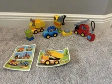 LEGO DUPLO My First Construction Site Set 10813 Vehicles Crane Stickers 25pc