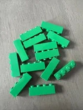 Lego 3010 Green Brick 1x4 - 13 Pieces