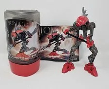 LEGO Bionicle 8592 Rahkshi Turahk w/ Book and Canister 98% Complete - No Blades