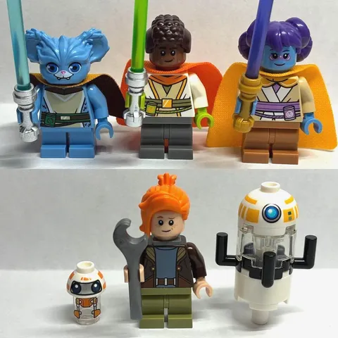 LEGO Minifigure Star Wars 75384 75358 Kai Bright Star Lys Solay Lot Set