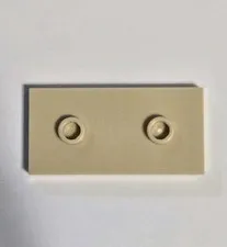 LEGO Parts - Tan Plate 2 x 4 with 2 Studs (Double Jumper) - No 65509