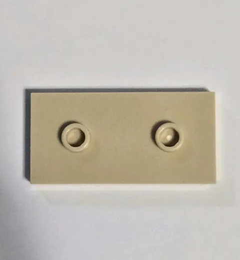 LEGO Parts - Tan Plate 2 x 4 with 2 Studs (Double Jumper) - No 65509