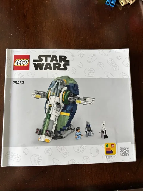 LEGO 75433 Star Wars Instruction Manual Only Jango Fett's Starship