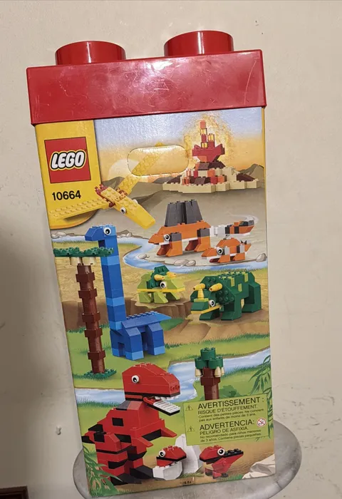 LEGO 10664 Creative Tower - XXL CARDBOARD BOX & PLASTIC LID ONLY