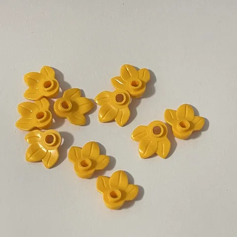 Lego 32607 Orange-Yellow Replacement Add-on Pieces Lot of 10