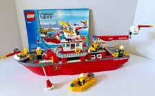 LEGO CITY 7207 FIRE BOAT ~ 100% COMPLETE with Manual~2010