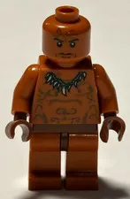 LEGO Mini Figure Ugha Warrior Without Hair