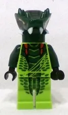 LEGO Ninjago Rise Of The Snakes 9557 Lizaru Minifig Minifigure