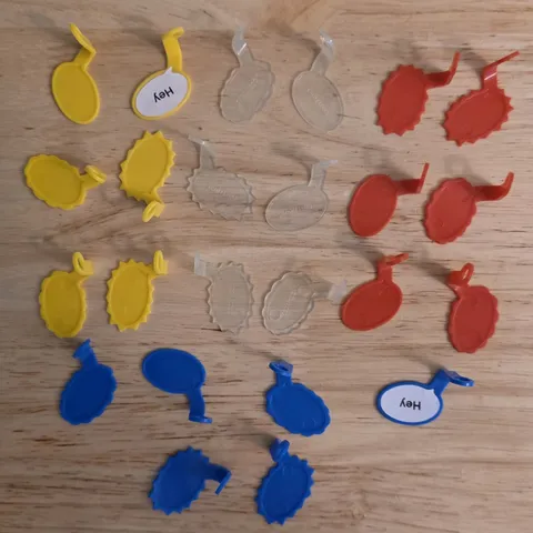 Lego set Minifigure Speech Bubbles - 24 Pieces