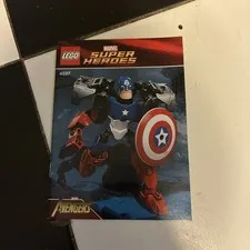 LEGO 4597 MARVEL SUPER HEROES Captain America Instruction Manual