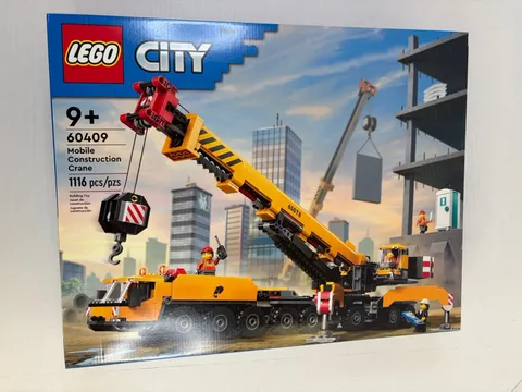 LEGO CITY Yellow Mobile Construction Crane 60409 Set- New Factory Sealed Retired