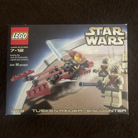 2002 LEGO 7113 Star Wars TUSKEN RAIDER ENCOUNTER - Anakin - 90 Pcs - NEW Sealed