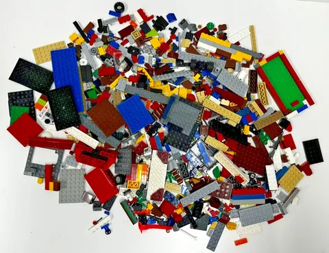 Genuine LEGO Bulk Lot 2 Lbs Mixed Bricks Parts Pieces Random Assorted Wheels Blo