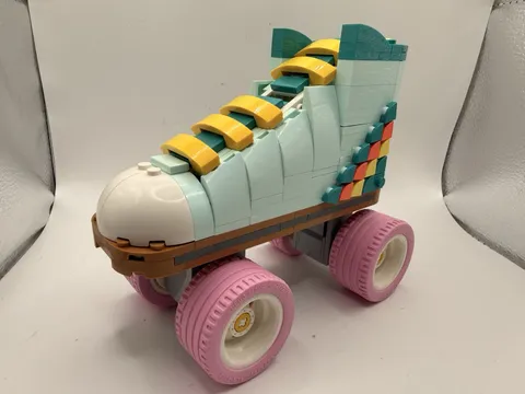 LEGO Creator 3 in 1 Retro Roller Skate Toy 31148, Pre-Build, Laces Missing