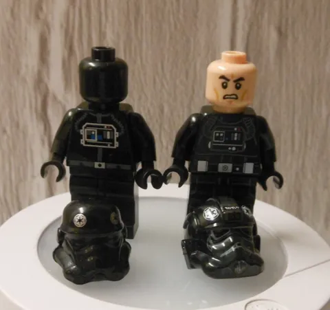 LEGO Mini Figure Star Wars Imperial/Interceptor TIE Fighters 2006-2018 Lot of 2