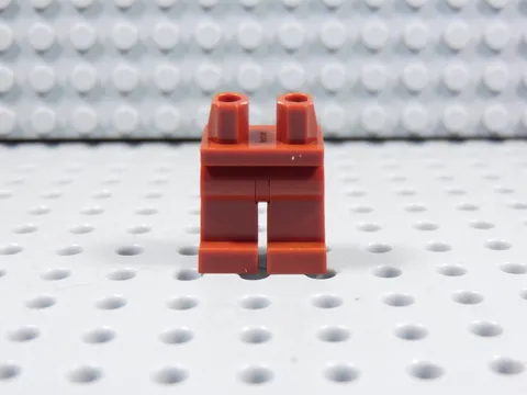 LEGO Dark Red Blank Plain Legs Pants Minifig BJ