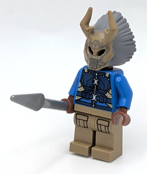 Lego Marvel Erik Killmonger Minifigure from Set 76100 Royal Talon Fighter Attack