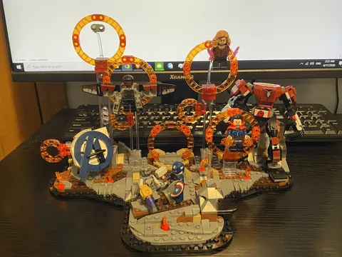 Lego Marvel Avengers Endgame Final Battle 76323 read description