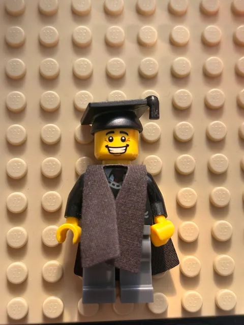 LEGO Graduate Graduation Cap Minifigure col065 Collectible Minifigures Series 5