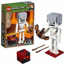 LEGO Minecraft Skeleton BigFig with Magma Cube 21150 Complete Set 142pcs