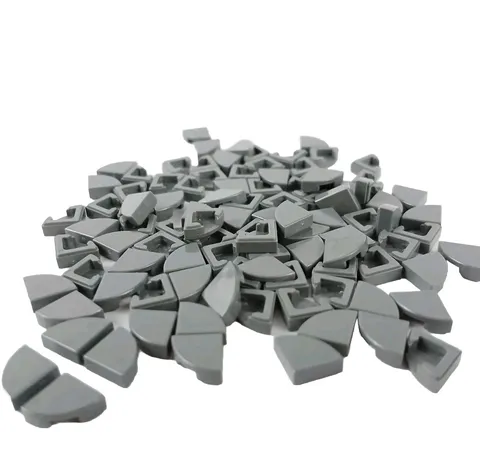 100 Pieces LEGO® 25269 Dark Bluish Grey TILE ROUND 1 X 1 QUARTER 25269