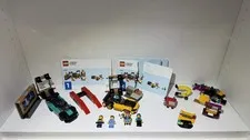LEGO CITY: Custom Car Garage Tuner Mechanic (60389) INCOMPLETE Sold As Pictured 