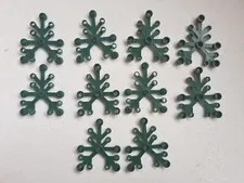 LEGO 2417 Leaves, Plants, 6X5 Green 10 Pieces