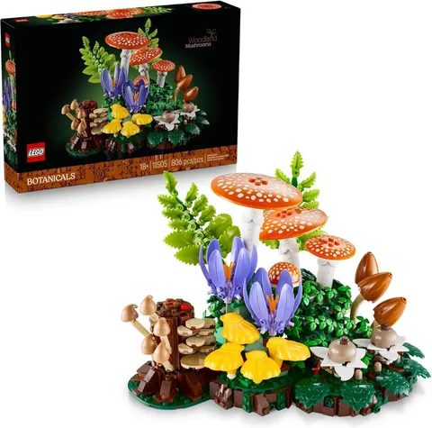 LEGO® Botanicals: Woodland Mushrooms (11505) | 🌿Nature-Inspired Décor 🍄