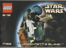 ***Manual Only*** - Lego Mango Fetts Slave 1 - 7153