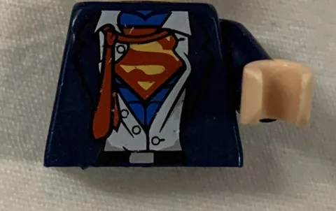 LEGO Superman Torso Cape Minifigure Part