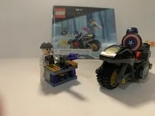 LEGO Marvel 76189 Captain America and Hydra Face-Off 100% Complete W/ Manual