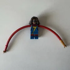 Authentic LEGO Ms. Marvel Minifigure with Long Stretch Arms 76076