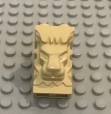 LEGO Tan Brick, Modified 2 x 3 x 3 w/ Cutout & Lion Head - 6 Hollow Studs, 30274