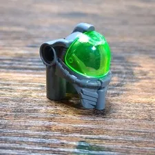 LEGO Parts: Minifig Atlantis Underwater Diver Helmet w/ Visor #87754