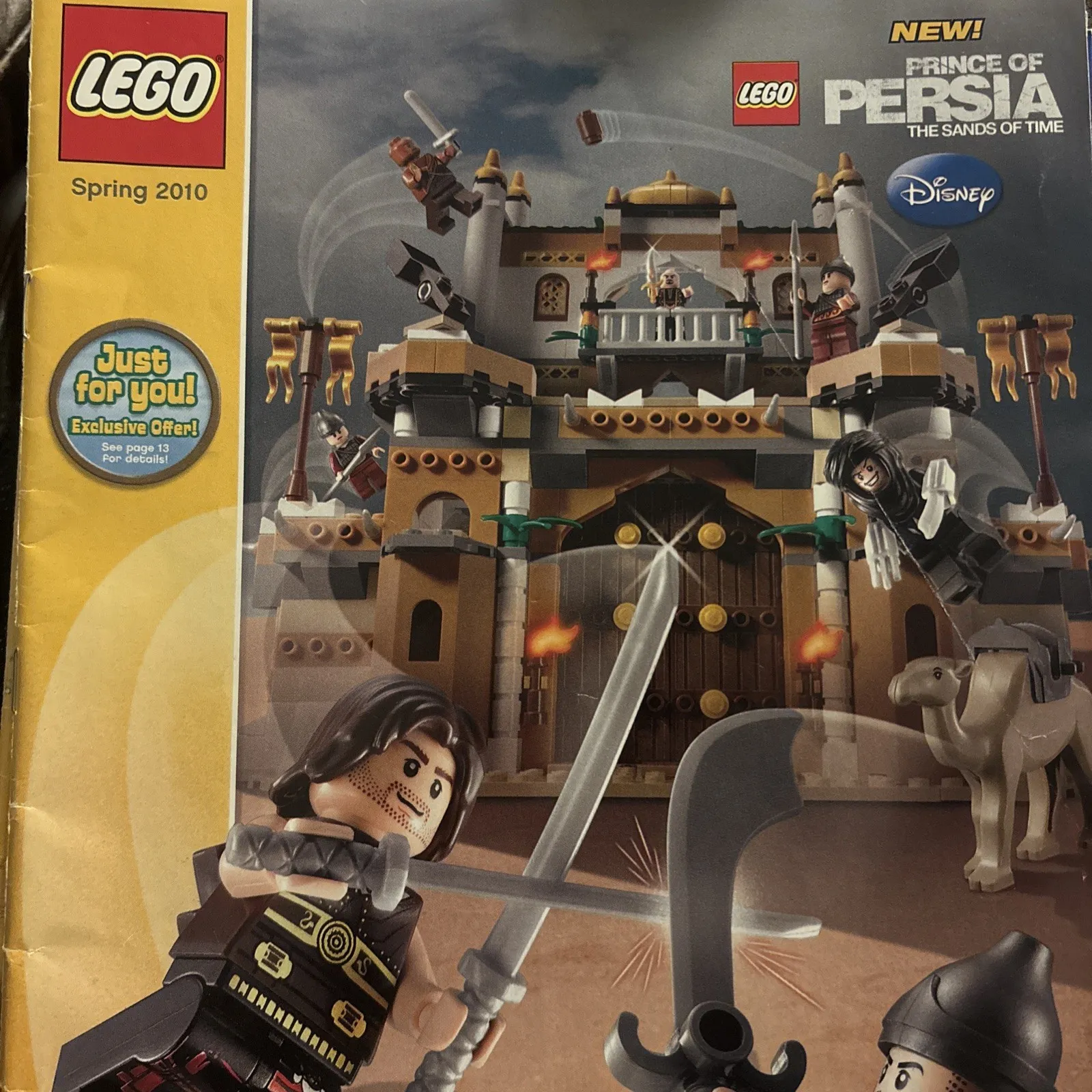 LEGO Spring 2010 51-Page Toy Catalog Prince of Persia Bionicles Star Wars
