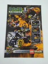 Rare Advertising Flyer Promo Sheet Lego System Rock Raiders Ps1 PC 4990 4970 4980