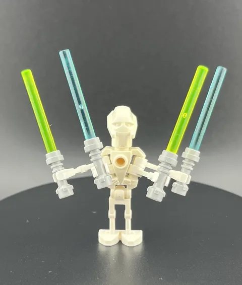 Lego Minifigure sw0134a General Grievous with Lightsabers 2007