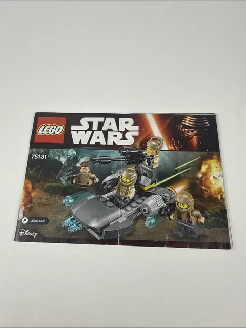 Lego Star Wars 75131 Original Instruction Manual / Booklet 