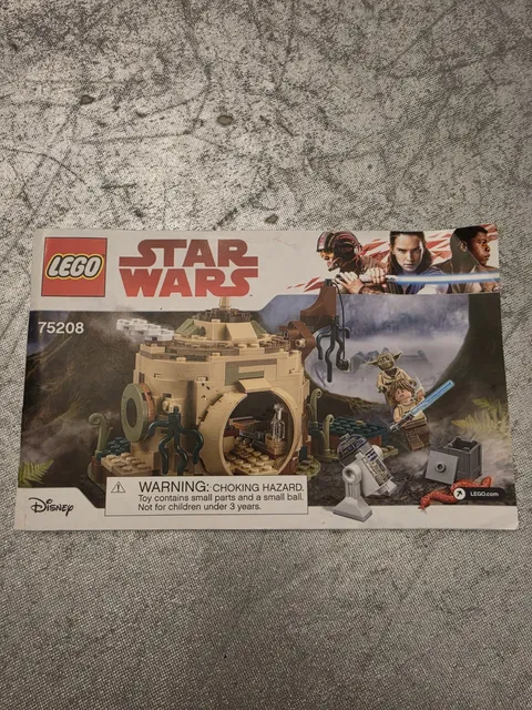 Lego Star Wars Yoda's Hut Set (75208) MANUAL ONLY No Bricks 