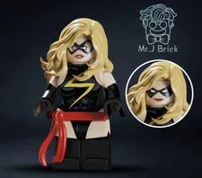 LEGO Marvel Comics Ms Marvel custom minifigure by Mr. J