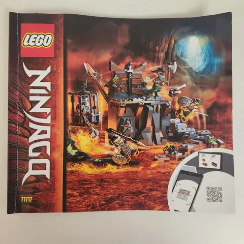 LEGO Ninjago #71717 Journey To Skull Dungeons Assembly Instruction Manual Book