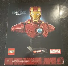LEGO Marvel 76327 Iron Man MK4 Bust Set 436pcs Brick Separator Included 18+