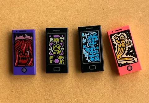 Lego Hidden Side Phones Smartphones (4 Qty)
